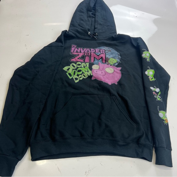 Spencer's Shirts Spencers Invadeer Zim Black Hoodie J56 Poshmark